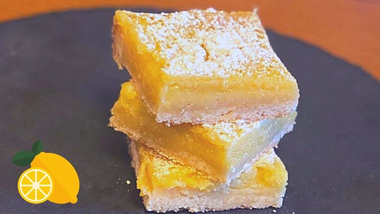 HOW TO MAKE A SWEET YET TART LEMON BAR RECIPE| Easy summer desserts to make at home|