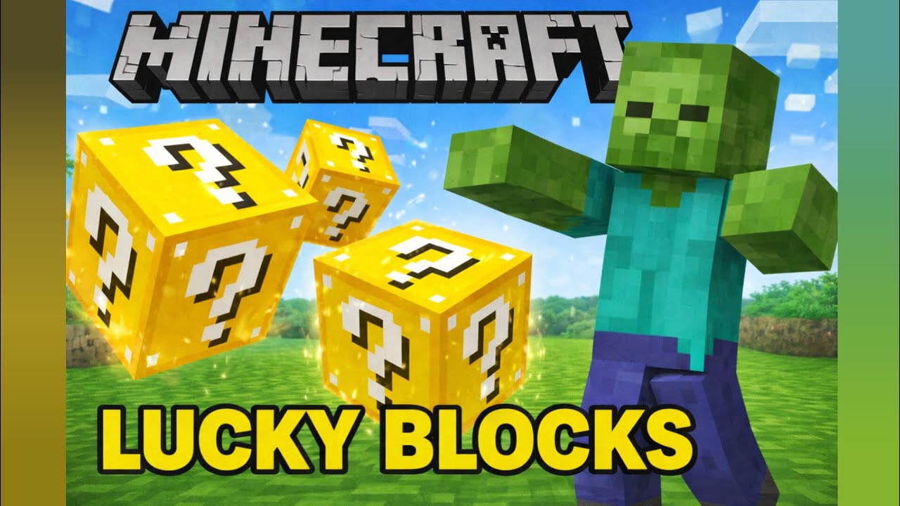 Выживание в зомби-апокалипсисе в Minecraft: Испытание «Счастливый блок»
