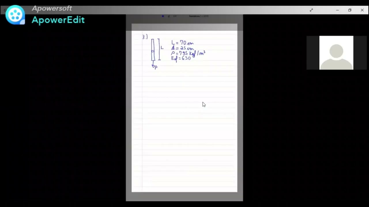 Aula 05 - Exercício 03 - Resistência dos Materiais I - Tensões e Deformações (Prof. Amâncio)