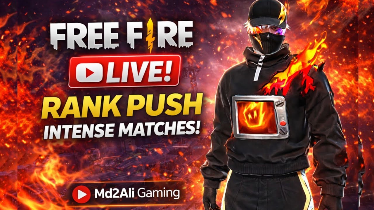 FREE FIRE LIVE 🔴 | Aaj OP Gameplay Dekho | Rank Push