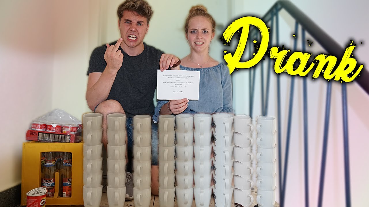 VERSTECKTER SCHLÜSSEL KAFFEE PRANK AN BRUDER & FREUNDIN ! 😂 | Max und Chris
