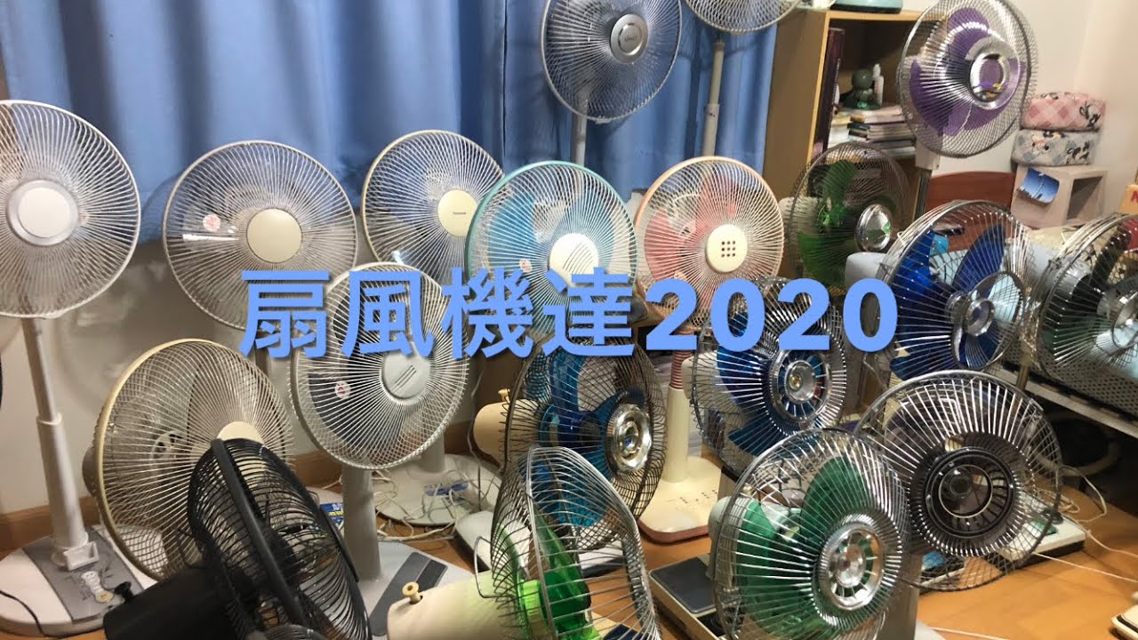 扇風機達2020/My electricfans collection