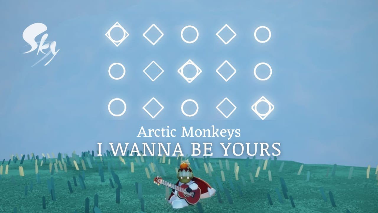 I Wanna Be Yours - Arctic Monkeys : sky guitar music  sheet [ sky : children of the light ]