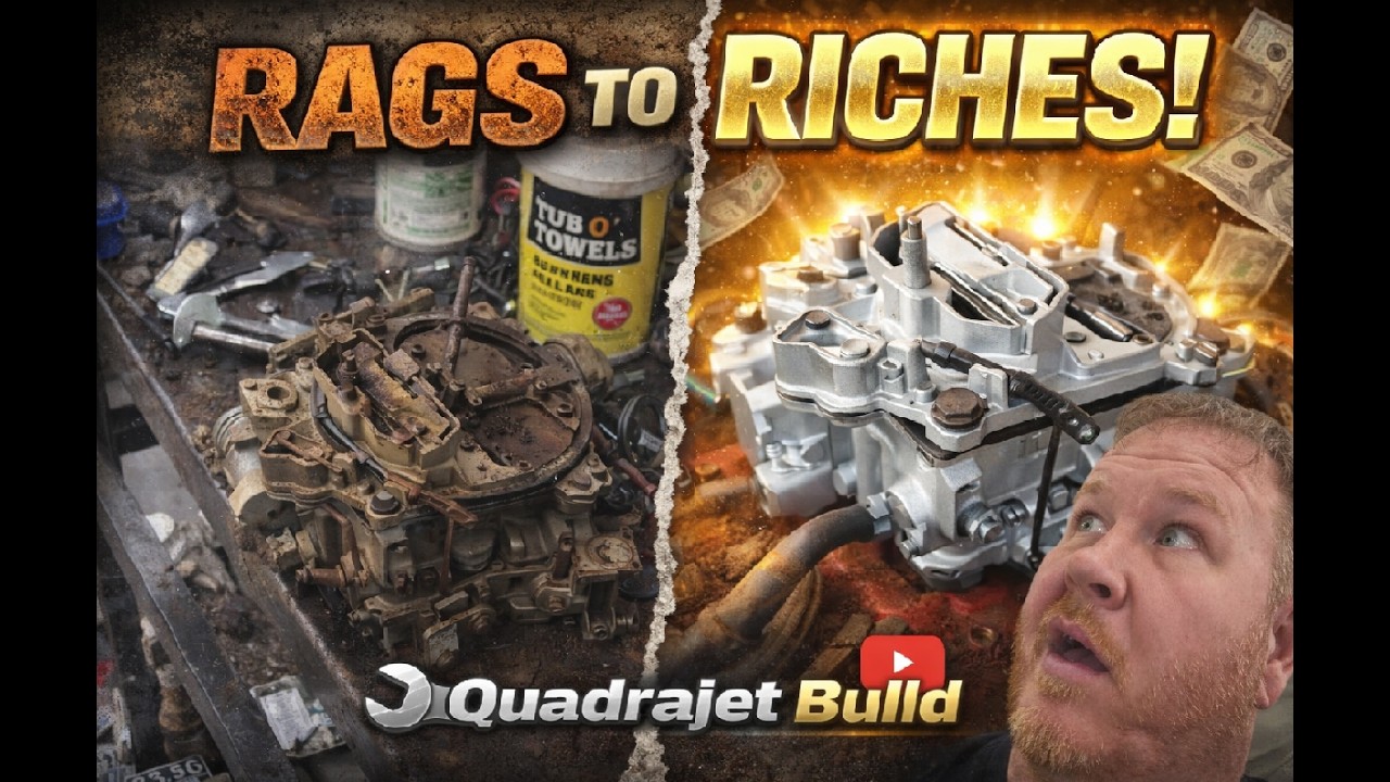 Rags To Riches Quadrajet Carb Build On The Cheap!