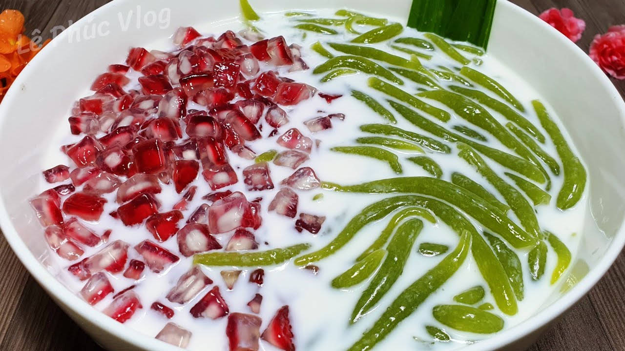 ✅Bánh Lọt Hạt Lựu-Món Khoái Khẩu Của Người Dân Miền Tây-Giải Nhiệt Dễ Làm Ngon Tuyệt Vời