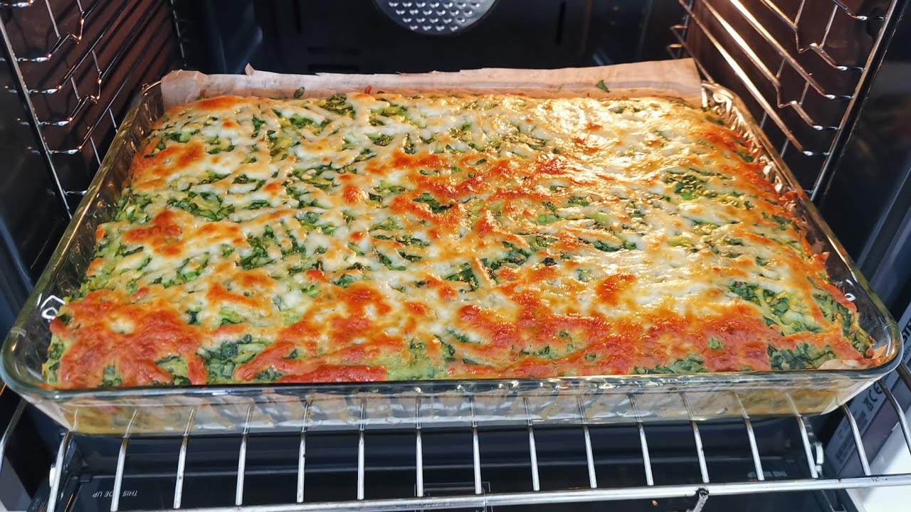 😍 PRATİK ISPANAKLI PATATESLİ BÖREK TARİFİ 😋 YOĞURMAK YOK ✖️ KARIŞTIR FIRINA VER / KOLAY TARİFLER