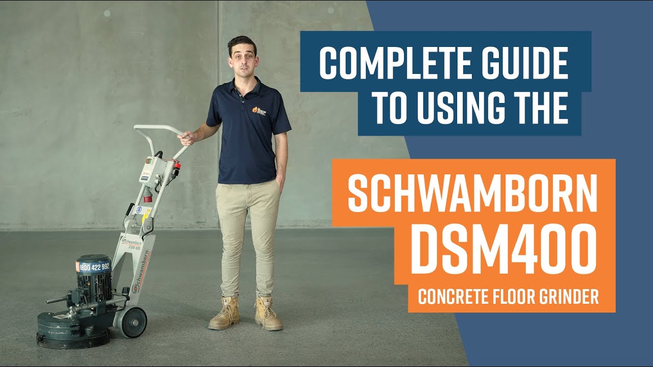 User Guide | Schwamborn DSM400 Concrete Floor Grinder