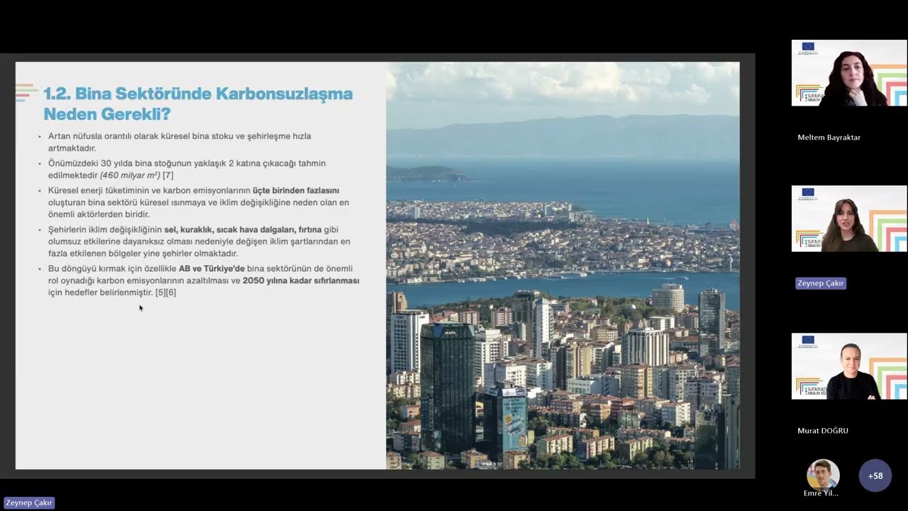 5. Webinar: Binalarda Tüm Yaşam Döngüsü ve Çevresel Etkiler