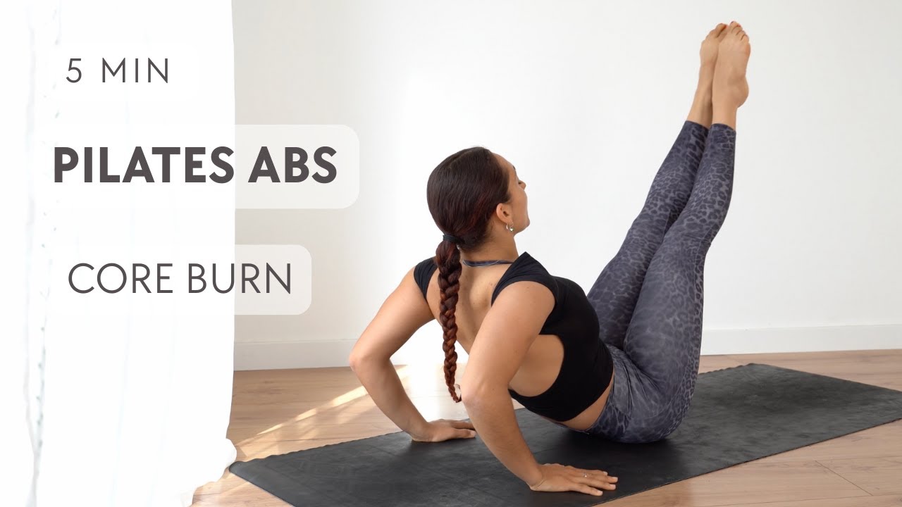 5-Min Pilates Abs 🔥 | Quick Core Burn for a Stronger Belly