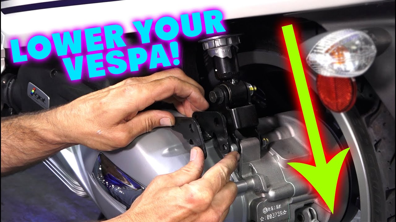 Lowering a Vespa Primavera, Sprint & Liberty 150 iGet