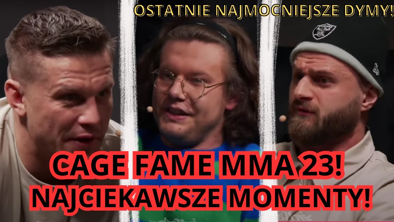 OSTATNI MOCNY PANEL! CAGE FAME MMA 23! NAJCIEKAWSZE MOMENTY! (ALAN, FERRARI, NATAN, CIOS, SEQUENTO)