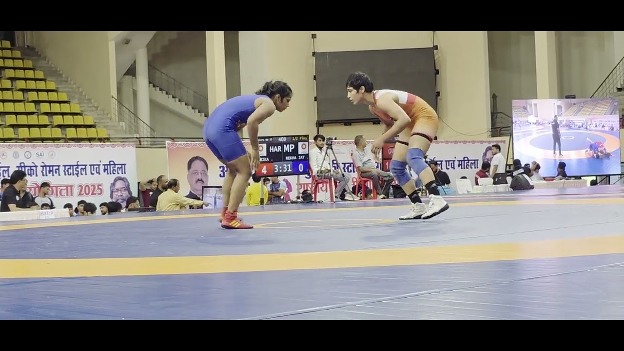 🔥 59kg Women Wrestling | Sarika (Haryana) vs Rekha (MP) U-23 National Wrestling Championship Ranchi 