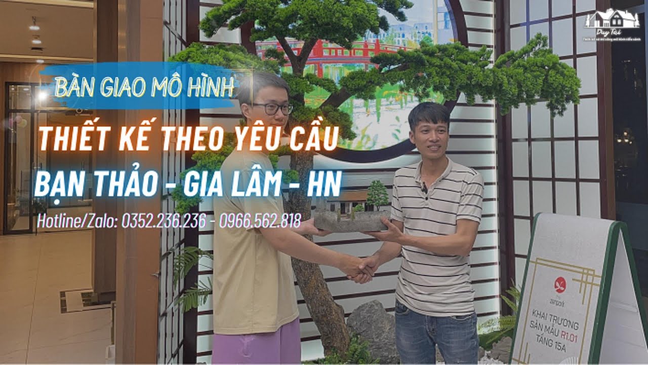 ĐẶC BIỆT | Mẫu mô hình khuôn viên quê nhà thiết kế để ban thờ | Chị Thảo - Hà Nội | Duy Tài Mô Hình