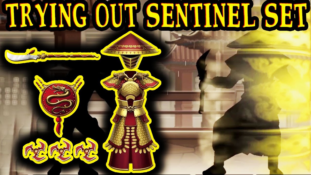 Shadow Fight 2. Trying Out Sentinel Set For The First Time. This is SO MUCH FUN!