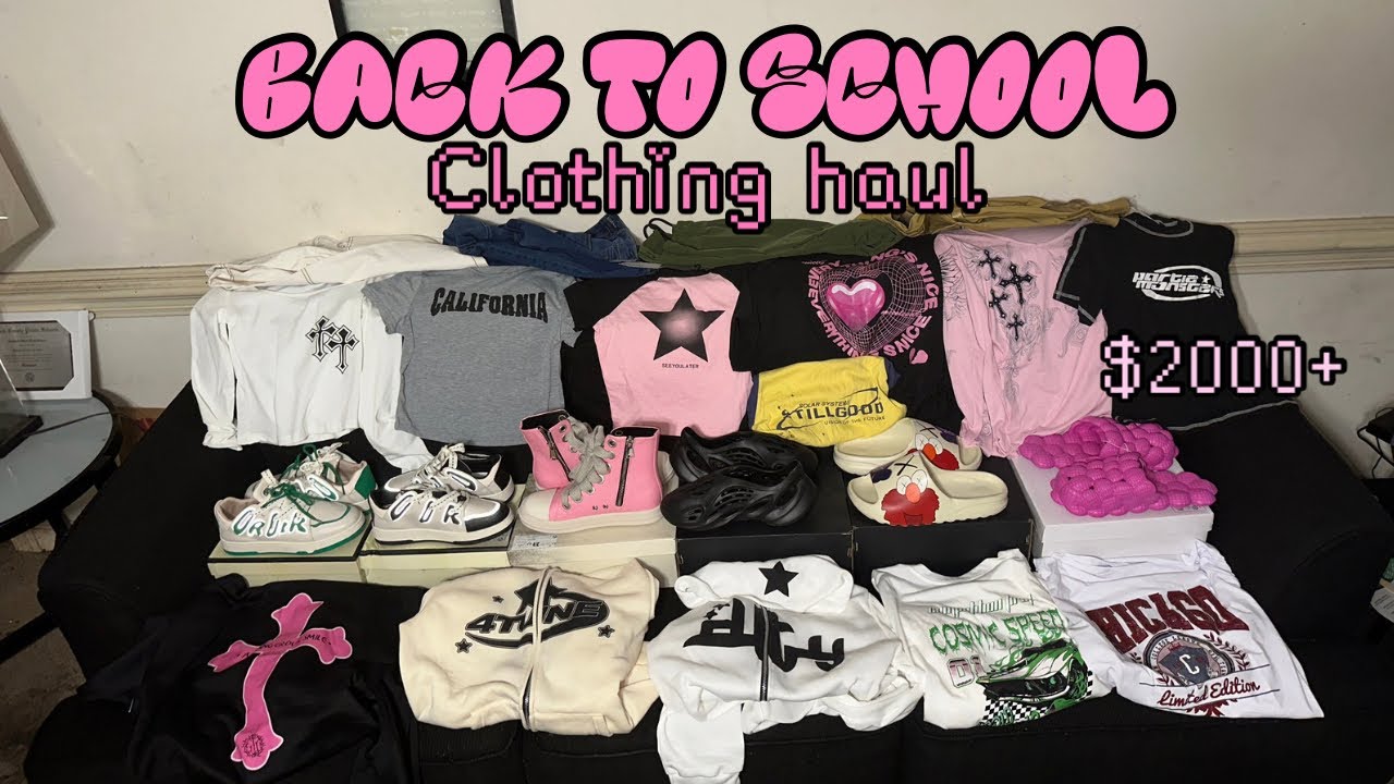 HUGE BACK TO SCHOOL CLOTHING HAUL☆ |TEMU,SHEIN,SHOES,ACESSORIES AND MORE!!