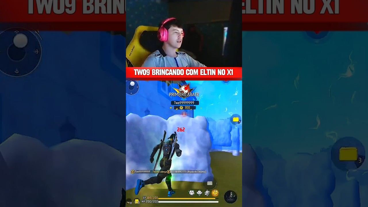 Two9 brincando com Eltin no X1💀🔥 #two9ff #clipsff #ffclips