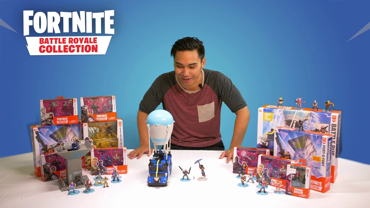 Fortnite Battle Bus Unboxing FULL REVIEW!! Battle Royale Collection