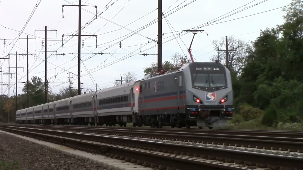 20190930 September 30 2019 SEPTA ACS-64 push pull leased MARC cab cars West Trenton Line Amtrak NEC