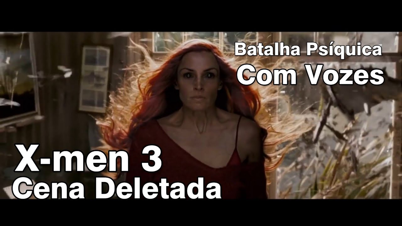 F&ecirc;nix Negra VS Professor X (Cena Deletada X-men 3) - Batalha Ps&iacute;quica COM VOZES