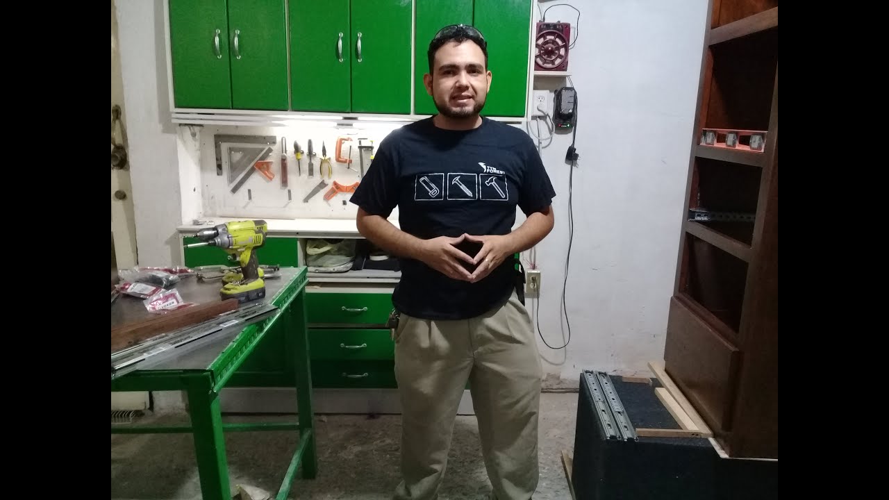 Como Instalar Rieles De Extensión En Cajonera Con Guías De Madera.