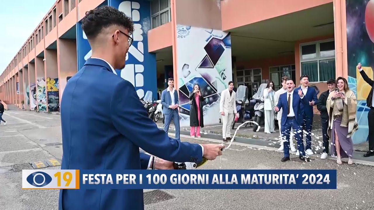Pesaro: la festa per i 100 giorni alla maturità 2024