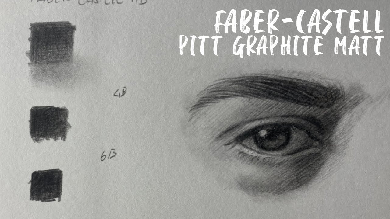 LE MATITE CHE NON FANNO RIFLESSO - RECENSIONE & TEST FABER - CASTELL - Pitt Graphite Matt