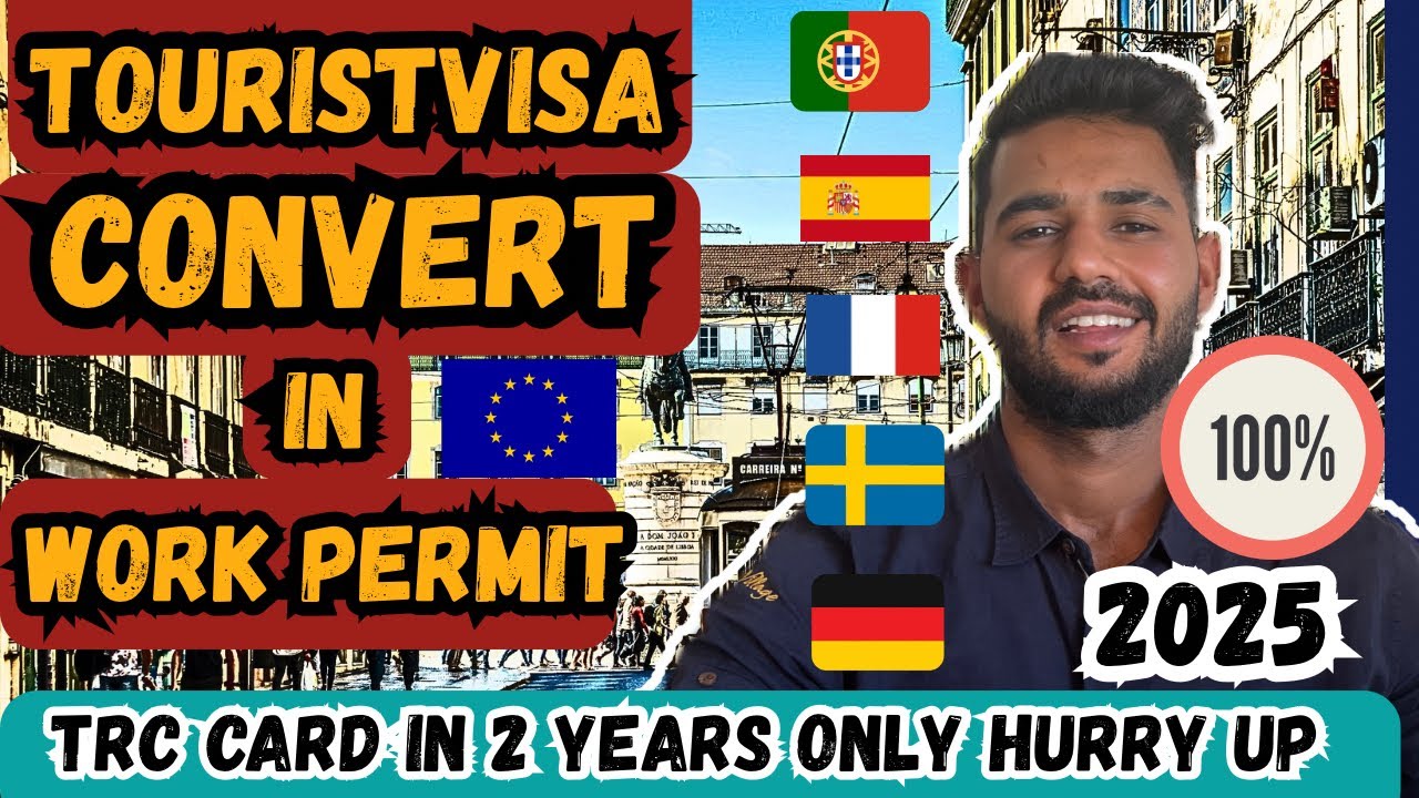 Convert Tourist visa into work permit| Spain tourist visa update| Spain residence card in 2 years 🇪🇺