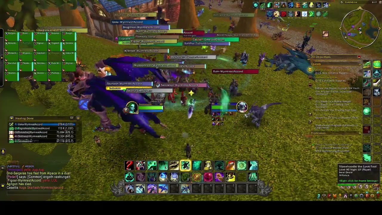 Ironwolf Mercenaries raiding Goldshire