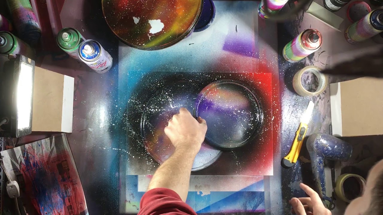 Невероятно! Он нарисовал такую картину баллончиком за 10 минут Spray art