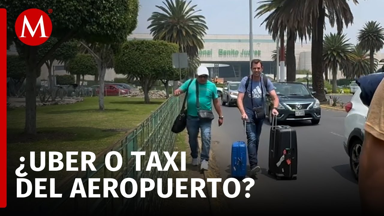 ¿Dónde están las zonas para abordar Uber en el AICM y cómo son?
