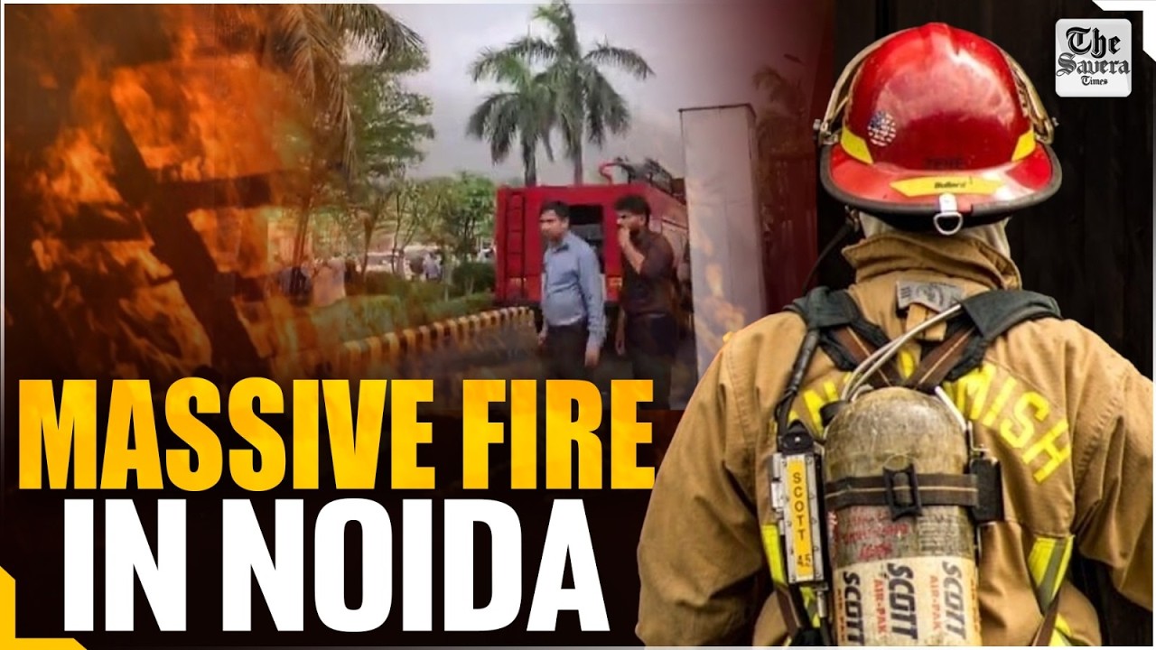 Fire breaks out at Spark Minda factory in Noida Sector 59, workers inj*ured in industrial blaze