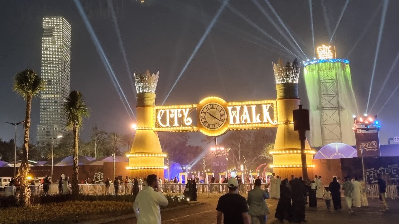 CITY WALK OPENING | JEDDAH SEASON 2022 IN SAUDI ARABIA | ITS SIMPLY TRICKY TV