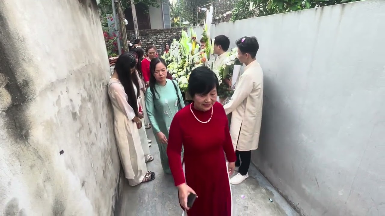 lễ dẫn cưới quang linh và đặng huyền