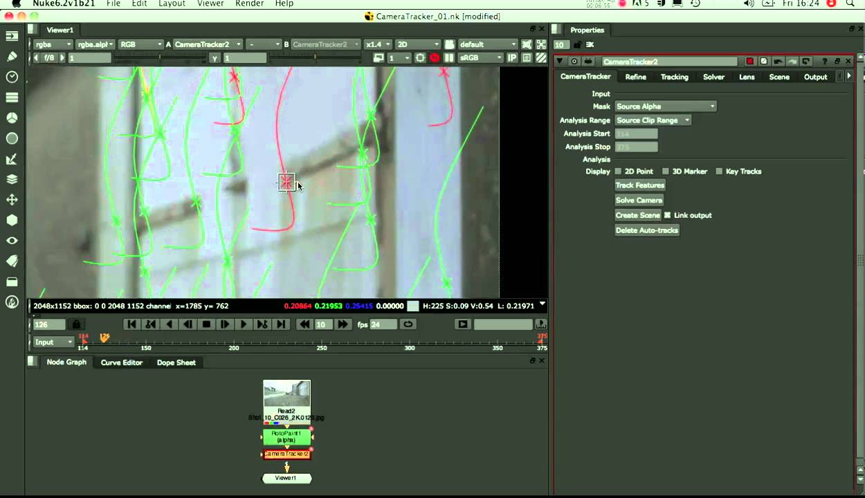Nuke X | Basics: Camera Tracker (Part 1)
