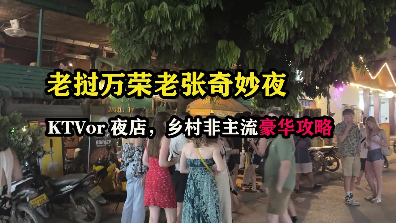 老挝万荣老张奇妙夜，KTVor夜店，乡村非主流豪华攻略 #东南亚旅游 #万象攻略 #旅行推荐官 #旅行故事 #旅行玩家