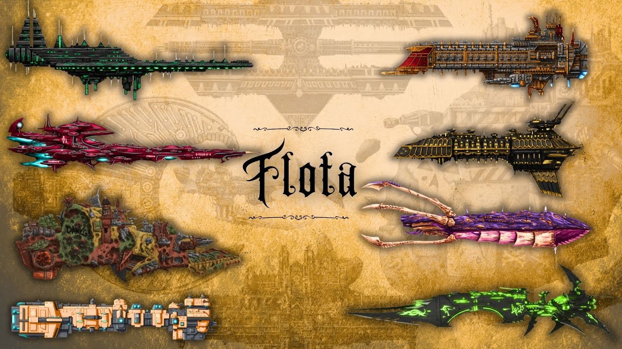 Floty Oraz Okręty Kosmiczne Różnych Frakcji W Warhammer 40.000