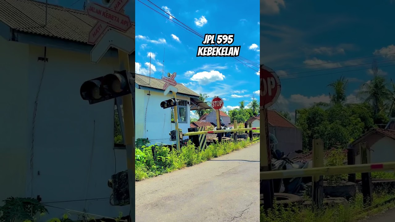 Palang Kereta Menutup, Palang UNIK Dishub di Perlintasan Kereta Api Kebekelan Kebumen
