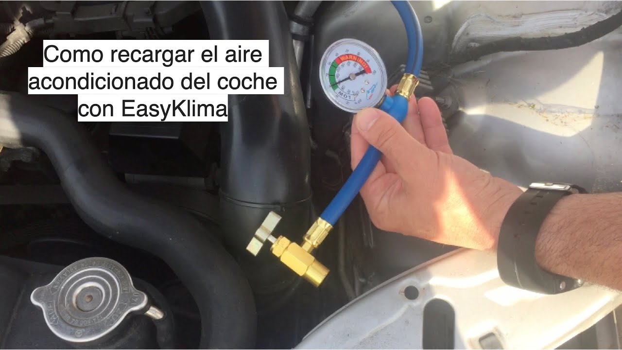 Como recargar el aire acondicionado del coche con EasyKlima