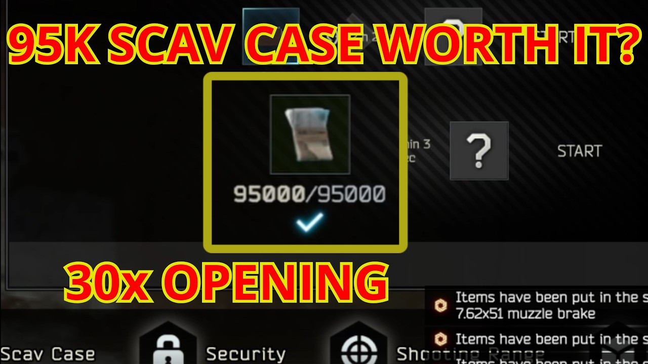 95K кейс Scav x30 – действительно ли он того стоит? Разбор игры Escape from Tarkov.