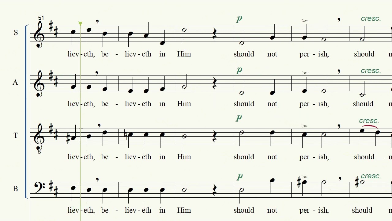 God So Loved the World, Stainer - Tenor Practice Track
