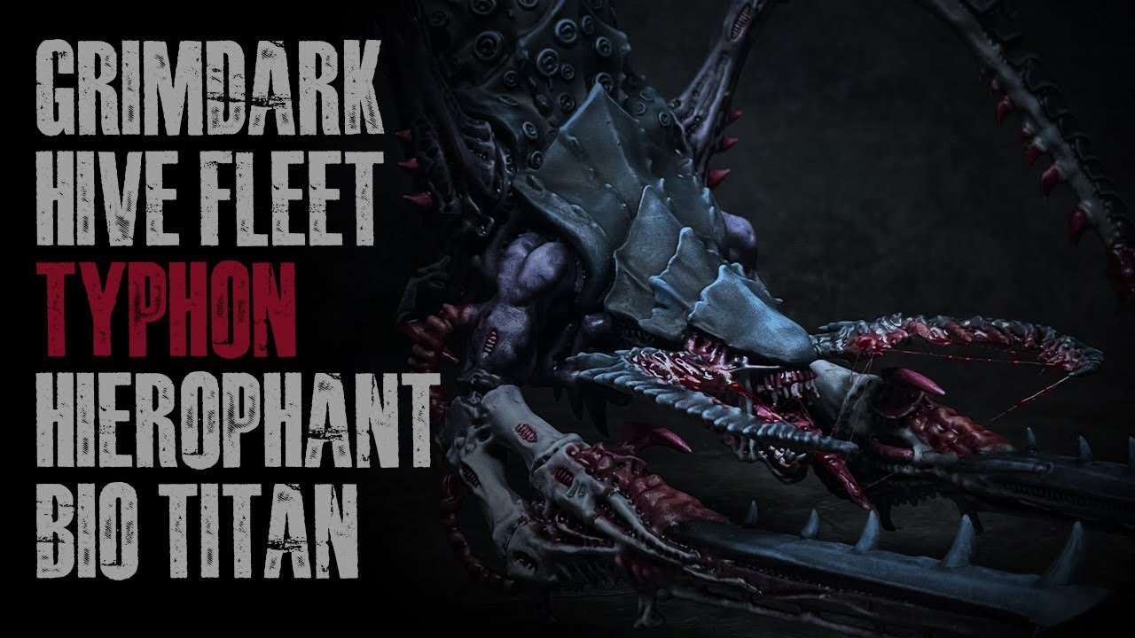 How to Paint Grimdark Tyranid Hive Fleet Typhon Hierophant Bio Titan