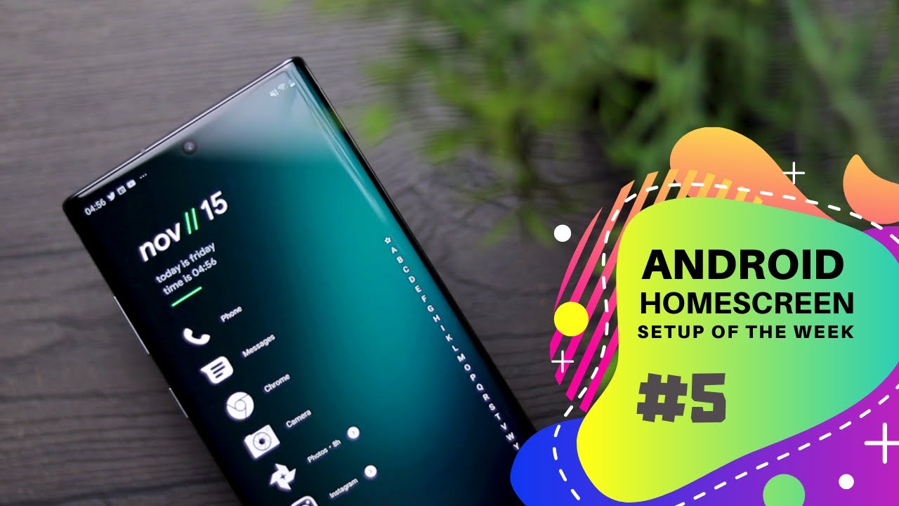 ANDROID HOMESCREEN SETUP OF THE WEEK #5