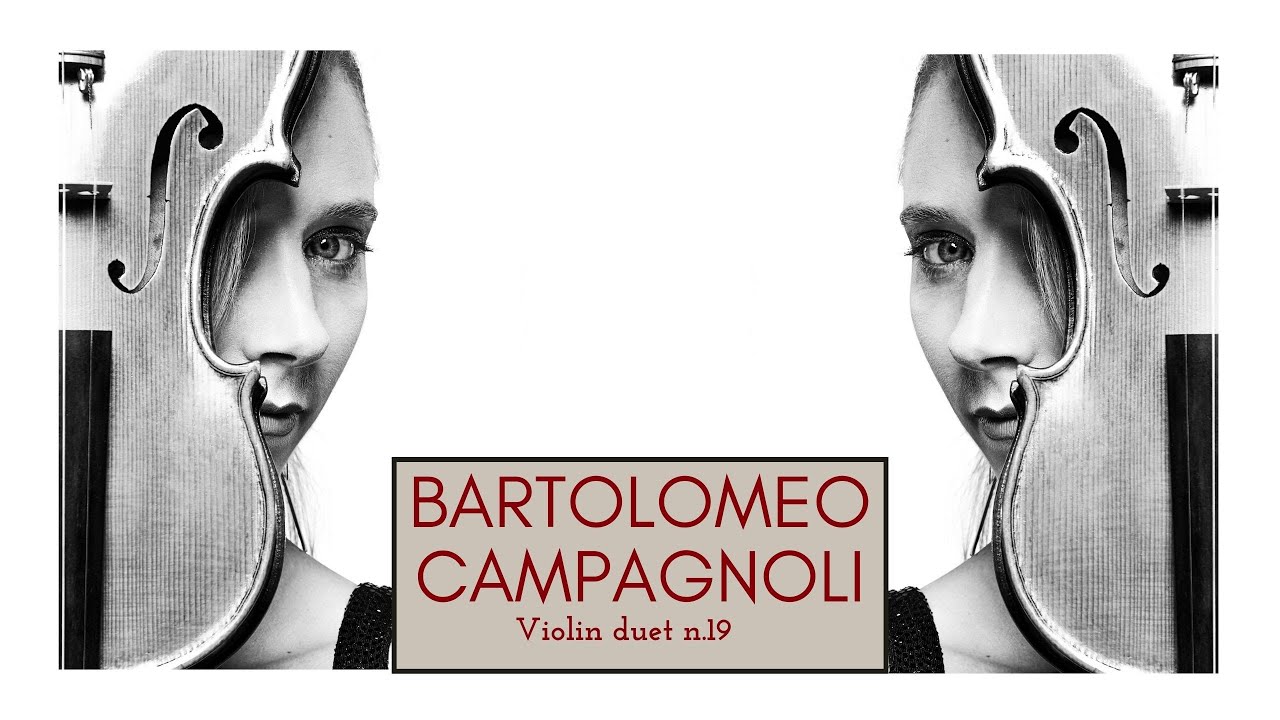 Bartolomeo Campagnoli - Violin Duet N.19 - Sheet Music Play Along