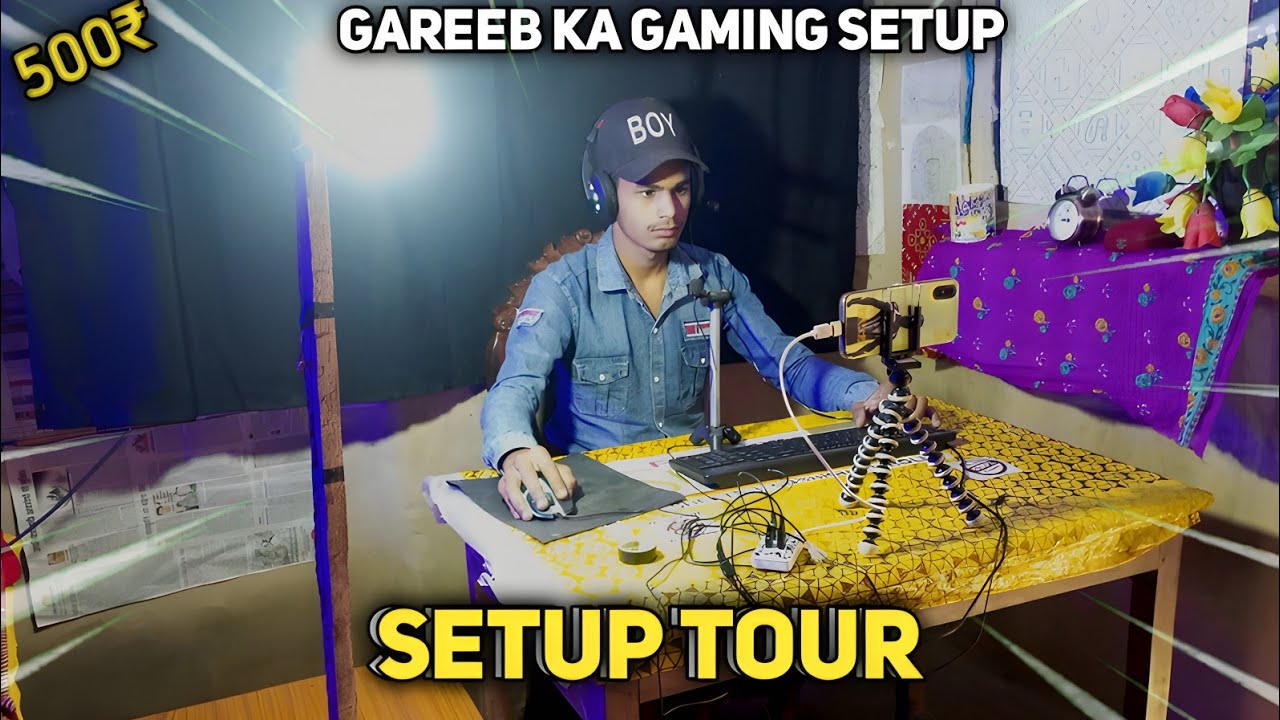 Gareeb Ka Gaming Setup | 2025 Setup Tour Video |  1000₹ Setup