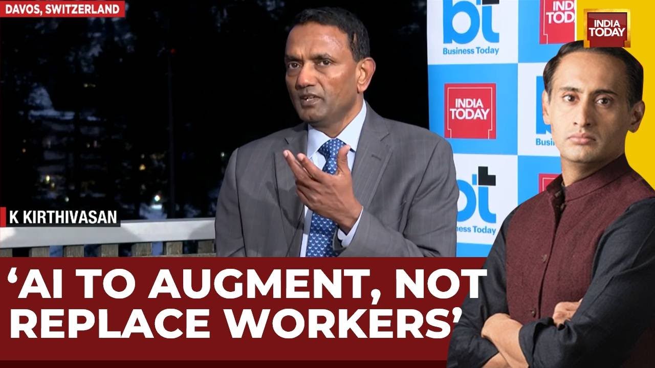 TCS CEO K Kirthivasan: 500,000 Associates Trained In AI, Sandbox Created For Experimentation | Davos
