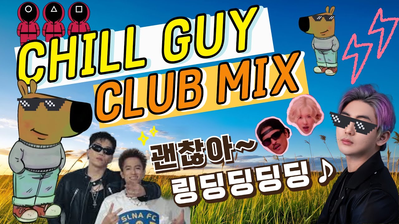☄️ 미Chill 듯이 신나는 😎 Chill Guy의 💽 최신유행 링딩딩딩딩 🎶 느좋 클럽 믹셋 ⚡️