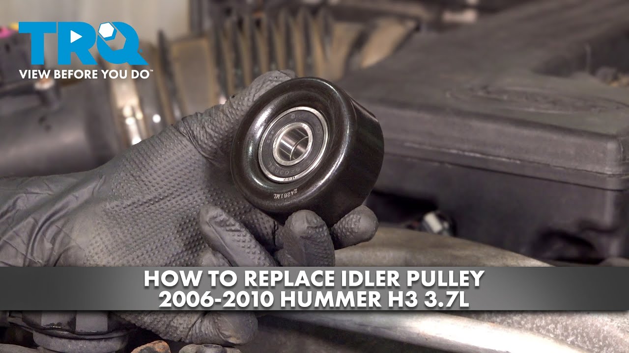 How to Replace Idler Pulley 2006-2010 Hummer H3 3.7L