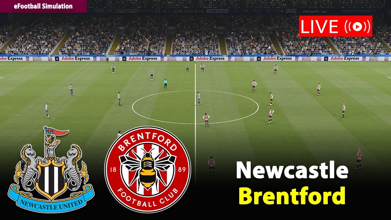 🔴Live- Newcastle vs Brentford | England Premier League 25/26 Match | PES21 Game Simulation