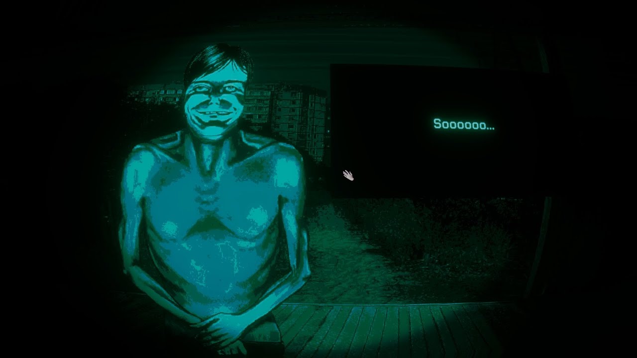 No I am Not Human :the pale man scenes voice over