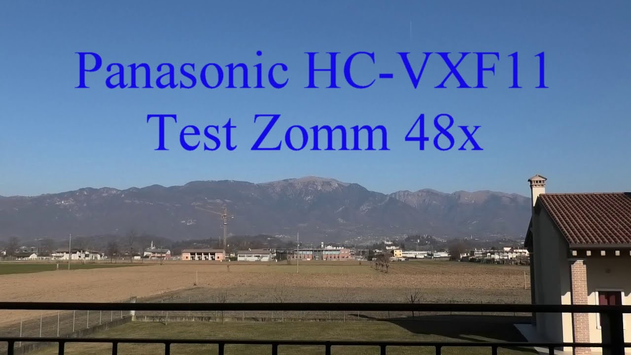 Panasonic HC VXF11 Test Zoom